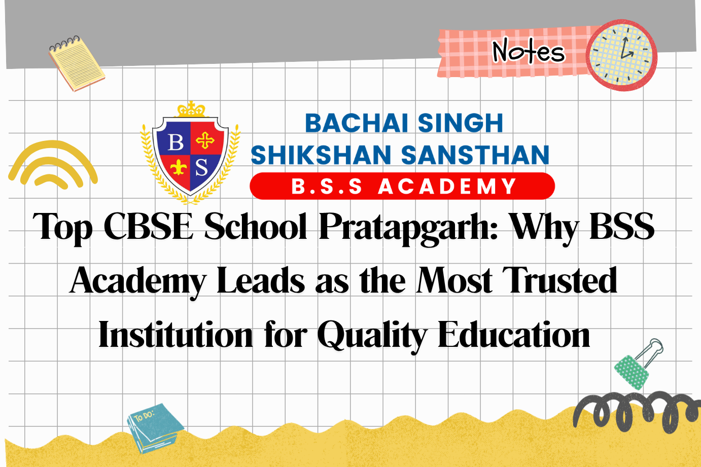 Top CBSE School Pratapgarh Why BSS Academy Leads as the Most Trusted Institution for Quality Education